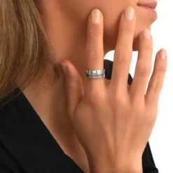 Ashanti adjustable ring – silver Bagues Ajustables