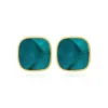 Discount Ashanti clip-on earrings – turquoise and green Clips