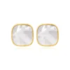 Outlet Ashanti clip-on earrings – white Clips