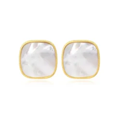 Outlet Ashanti clip-on earrings – white Clips