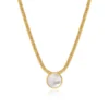 Sale Ashanti flat chain pendant necklace – white Pendentifs Et Médailles|Sautoirs & Colliers Longs
