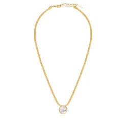Sale Ashanti flat chain pendant necklace – white Pendentifs Et Médailles|Sautoirs & Colliers Longs