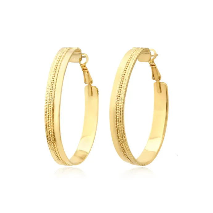 Best Ashanti hoop earrings – gold-plated Créoles