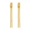 Outlet Ashanti long pierced stud earrings – gold Percées / Tiges
