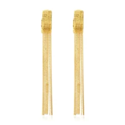 Outlet Ashanti long pierced stud earrings – gold Percées / Tiges