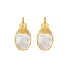 New Ashanti sleeper earrings – white Dormeuses