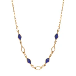 Best Atria adjustable chain necklace - blue Sautoirs & Colliers Longs