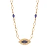 Best Atria Adjustable Pendant Necklace - Blue Pendentifs Et Médailles