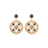 Atria clip-on earrings - blue Clips