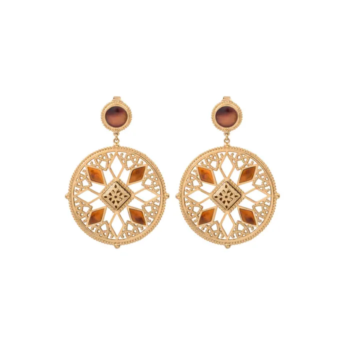 New Atria clip-on earrings - tortoiseshell Clips