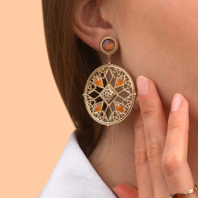 New Atria clip-on earrings - tortoiseshell Clips