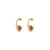 Outlet Atria hoop earrings - tortoiseshell Créoles