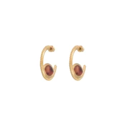 Outlet Atria hoop earrings - tortoiseshell Créoles