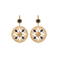 Hot Atria sleeper earrings - blue Dormeuses