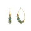 Hot Avola hoop earrings - blue Créoles