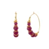 Sale Avola hoop earrings - violet Créoles