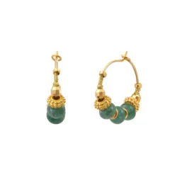 Clearance Avola mini hoop earrings - blue Créoles