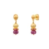 Outlet Avola pierced earrings - violet Percées / Tiges