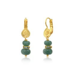 Best Avola sleeper earrings - blue Dormeuses