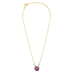 Discount Babylon Adjustable Pendant Necklace - Purple Pendentifs Et Médailles
