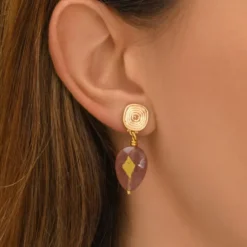 Best Babylon clip-on earrings - roses Clips