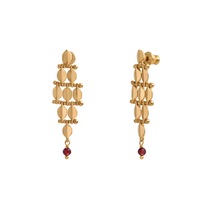 Outlet Babylon pierced stud earrings - gold Percées / Tiges
