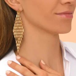 Online Babylon pierced stud earrings - gold Percées / Tiges