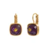 Sale Babylon sleeper earrings - violets Dormeuses