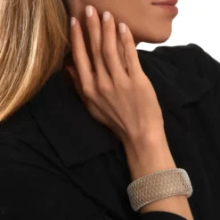Hot Betty cuff bracelet - silver Manchettes