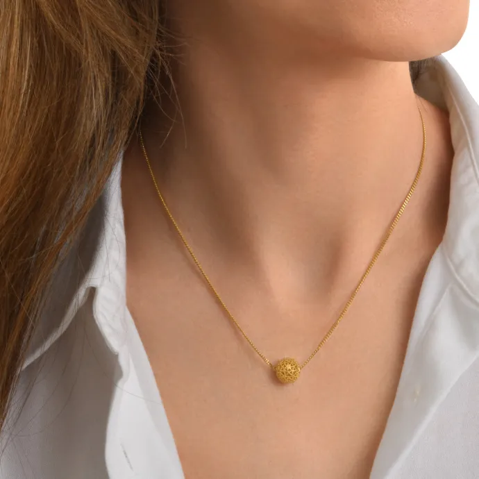 Best Betty Delicate Pendant Necklace - Gold Pendentifs Et Médailles