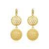 Outlet Betty double sleeper earrings - gold Dormeuses