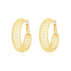 Online Betty hoop earrings - gold Créoles