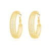 Hot Betty hoop earrings - gold Créoles