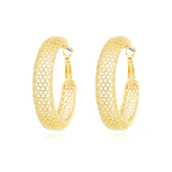 Hot Betty hoop earrings - gold Créoles