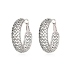 Discount Betty hoop earrings - silver Créoles