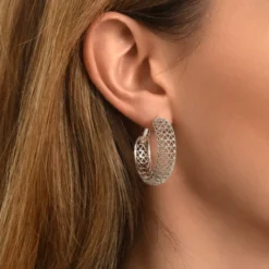 Discount Betty hoop earrings - silver Créoles