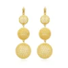 Online Betty long sleeper earrings - gold Dormeuses