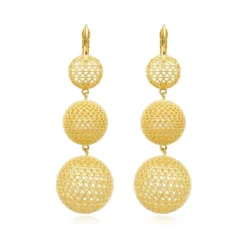 Online Betty long sleeper earrings - gold Dormeuses