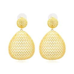 Discount Betty pierced drop earrings - gold Percées / Tiges|Longues / Pendantes