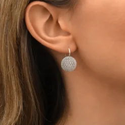 Betty sleeper earrings - silver Dormeuses