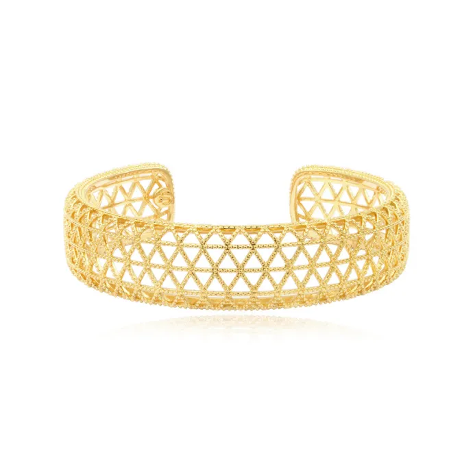 Online Betty thin cuff bracelet - gold Manchettes