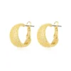Sale Betty thin hoop earrings - gold Créoles