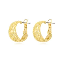 Sale Betty thin hoop earrings - gold Créoles