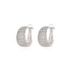 Clearance Betty thin hoop earrings - silver Créoles