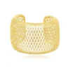 Online Betty wide cuff bracelet - gold Manchettes