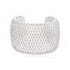 Betty wide cuff bracelet - silver Manchettes
