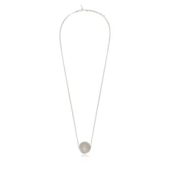 Outlet Betty Wide Pendant Necklace - Silver Pendentifs Et Médailles