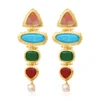 Online Byzance clip-on earrings – multicoloured Clips