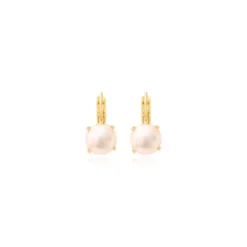 Clearance Byzance sleeper earrings – pearl Dormeuses