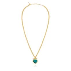 Outlet Byzantium pear pendant necklace – blue Sautoirs & Colliers Longs|Pendentifs Et Médailles
